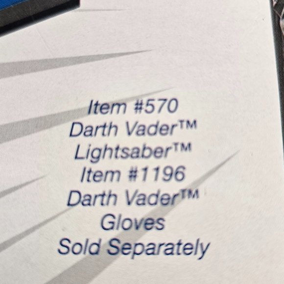 New Kid Child Star Wars Darth Vader Black Costume Mask Large 12 -14 Rubies 8-10 - Picture 8 of 14